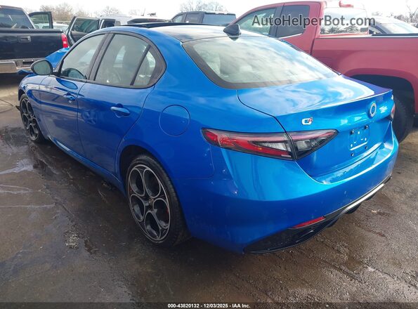 ZARFANBN0R7678402 2024 ALFA ROMEO GIULIA Синий Задняя левая четверть