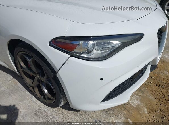 ZARFANBN3K7614991 2019 ALFA ROMEO GIULIA Белый Вид спереди