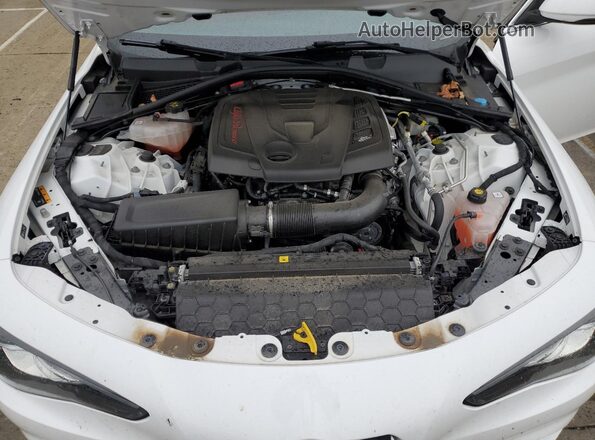 ZARFANBN3M7646763 2021 ALFA ROMEO GIULIA Белый Вид задней части салона