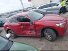 2018 Alfa Romeo Stelvio Ti Lusso Awd Red vin: ZASFAKRN2J7C23240