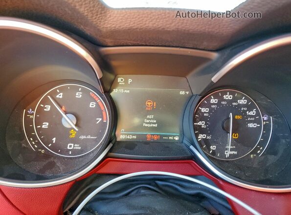 ZASPAJAN5L7C86121 2020 ALFA ROMEO STELVIO Белый Вид щитка приборов