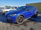 2021 Alfa Romeo Stelvio Sport Синий vin: ZASPAJAN6M7C99736