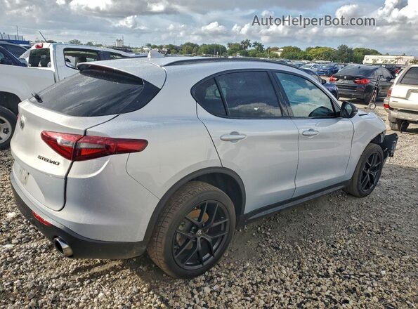 ZASPAJAN8M7C99446 2021 ALFA ROMEO STELVIO Белый Задняя правая четверть