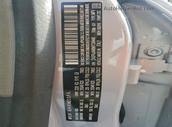 ZASPAJAN8M7C99446 2021 ALFA ROMEO STELVIO Белый Вид подкапотного пространства