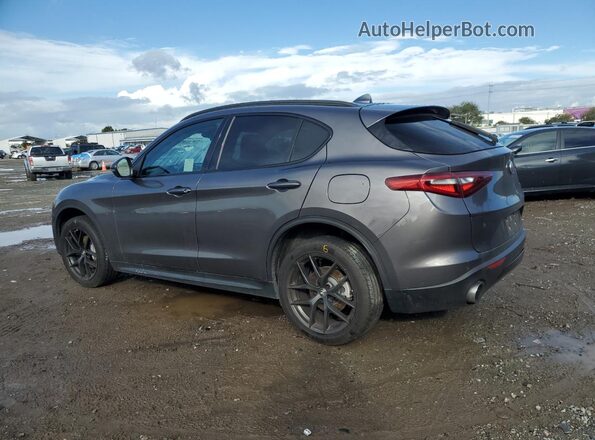 ZASPAJANXM7D09099 2021 ALFA ROMEO STELVIO Gray უკანა მარცხენა