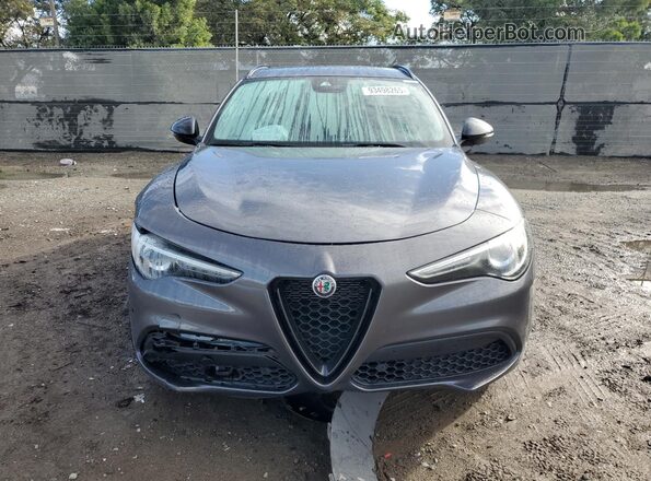 ZASPAJANXM7D09099 2021 ALFA ROMEO STELVIO Gray წინა ხედი