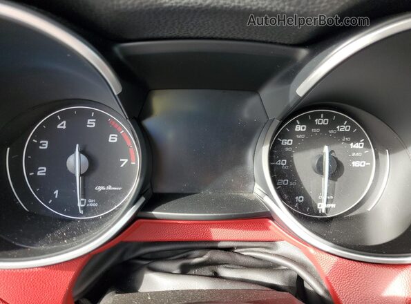 ZASPAJANXM7D09099 2021 ALFA ROMEO STELVIO Gray ხელსაწყოთა პანელის ხედი