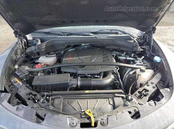 ZASPAJANXM7D09099 2021 ALFA ROMEO STELVIO Gray ძრავის განყოფილების ხედი