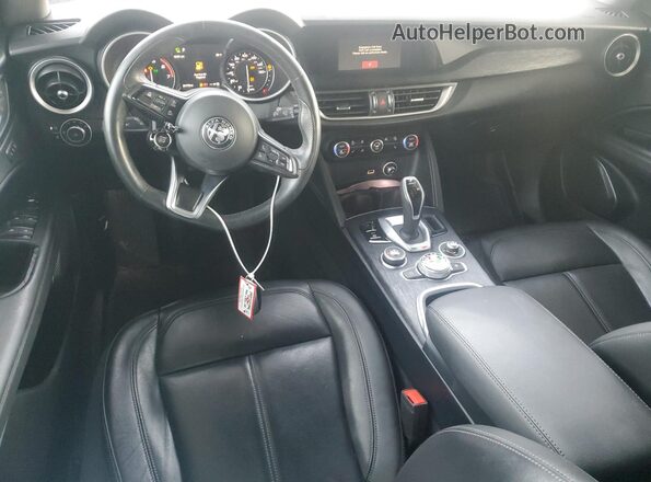 ZASPAKAN3M7D08284 2021 ALFA ROMEO STELVIO Gray წინა პანელის ხედი