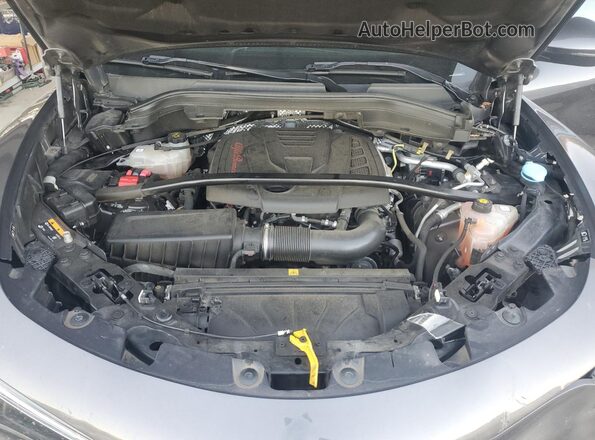 ZASPAKAN3M7D08284 2021 ALFA ROMEO STELVIO Gray უკანა სალონის ხედი