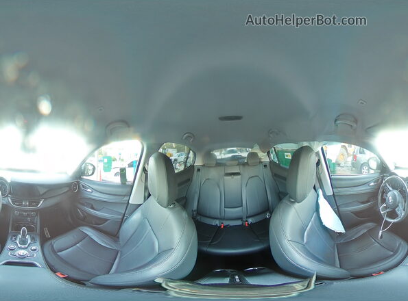 ZASPAKAN3M7D08284 2021 ALFA ROMEO STELVIO Gray VIN კოდის სტიკერის ხედი