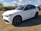 2023 Alfa Romeo Stelvio Ti White vin: ZASPAKBN0P7D55016