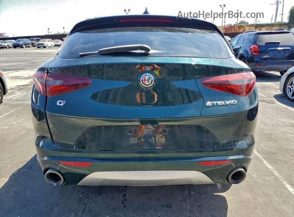 ZASPAKBN1M7D03986 2021 ALFA ROMEO STELVIO Зеленый Вид сзади