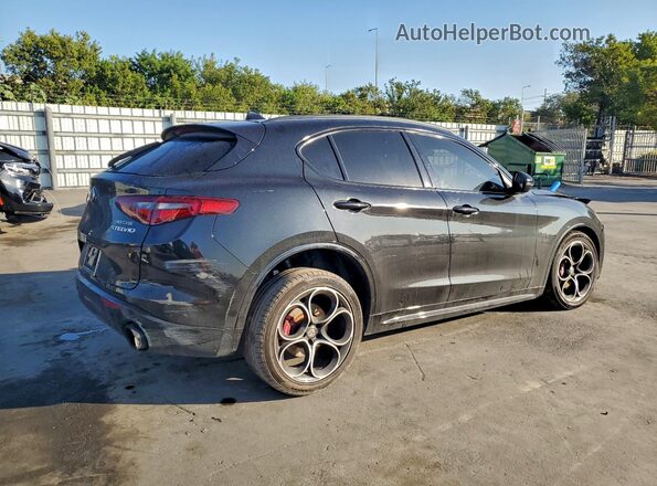 ZASPAKBN2M7D01115 2021 ALFA ROMEO STELVIO Black Rear right