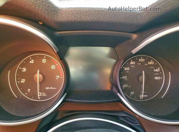 ZASPAKBN2M7D01115 2021 ALFA ROMEO STELVIO Black Instrument cluster view