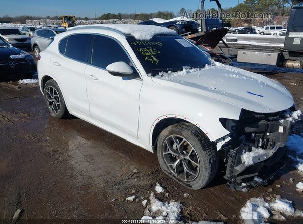 ZASPAKBN4L7C90553 2020 ALFA ROMEO STELVIO Белый Передняя правая четверть