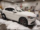 2021 Alfa Romeo Stelvio Ti Awd White vin: ZASPAKBN5M7C98758