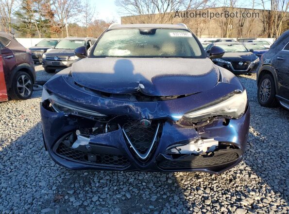 ZASPAKBN5M7D20161 2021 ALFA ROMEO STELVIO Blue წინა ხედი