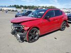 2022 Alfa Romeo Stelvio Ti Red vin: ZASPAKBN5N7D27225