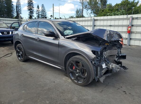 ZASPAKBN5R7D80531 2024 ALFA ROMEO STELVIO Gray Передня права чверть