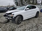 2021 Alfa Romeo Stelvio Ti White vin: ZASPAKBN6M7D00498