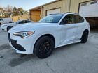 2021 Alfa Romeo Stelvio Ti White vin: ZASPAKBN6M7D20007