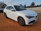 2021 Alfa Romeo Stelvio Ti White vin: ZASPAKBN8M7D11762