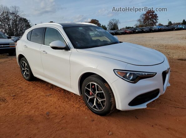 ZASPAKBN8M7D11762 2021 ALFA ROMEO STELVIO White Front right
