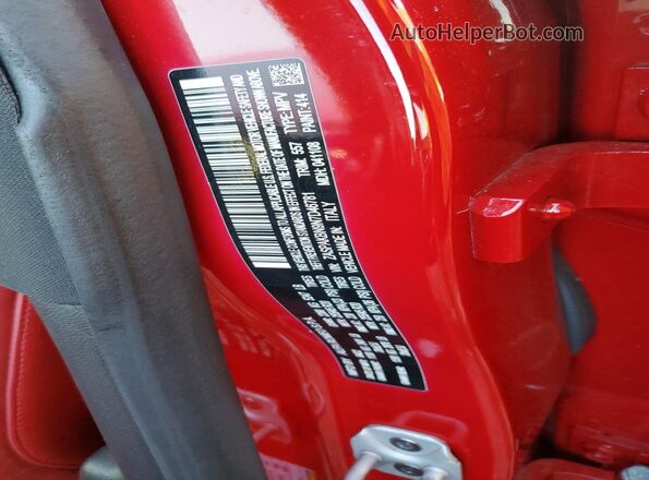ZASPAKBN9N7D46781 2022 ALFA ROMEO STELVIO Красный Вид наклейки с VIN-кодом