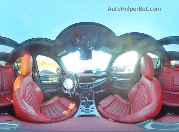 ZASPAKBN9N7D46781 2022 ALFA ROMEO STELVIO Красный Панорамный вид салона 360°
