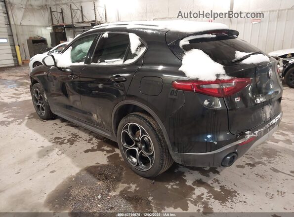 ZASPAKBNXN7D31996 2022 ALFA ROMEO STELVIO Black Trasero izquierdo