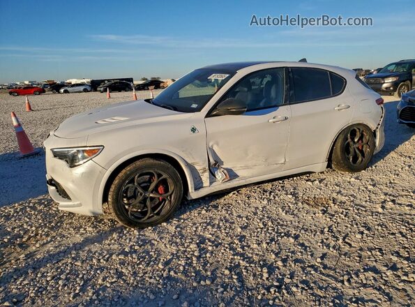 ZASPAKEV2L7C77389 2020 ALFA ROMEO STELVIO Белый Передняя левая четверть