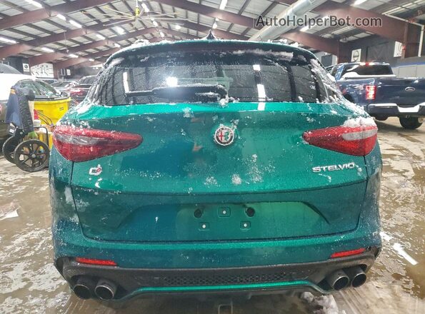 ZASPAKEV3P7D56494 2023 ALFA ROMEO STELVIO Green Rear view