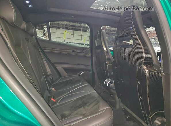 ZASPAKEV3P7D56494 2023 ALFA ROMEO STELVIO Green Rear interior view