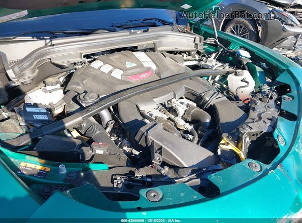 ZASPAKEV4R7D93444 2024 ALFA ROMEO STELVIO Зеленый Вид сзади