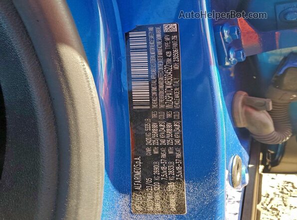 ZASPATCW4R3034522 2024 ALFA ROMEO OTHER Blue Widok wnętrza 360 stopni