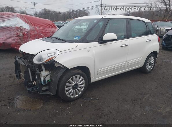ZFBCFAAH5HZ039747 2017 FIAT 500L White წინა მარცხენა ხედი სამი მეოთხედიდან