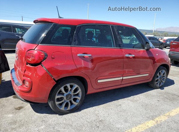 ZFBCFACH1HZ038883 2017 FIAT 500L Red უკანა მარჯვენა