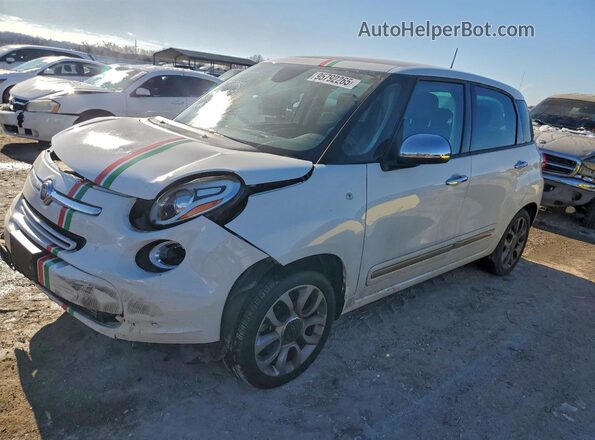 ZFBCFACH2HZ039332 2017 FIAT 500L White წინა მარცხენა ხედი სამი მეოთხედიდან