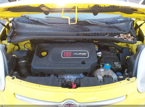 ZFBCFADH7GZ037430 2016 FIAT 500L Желтый Вид сзади