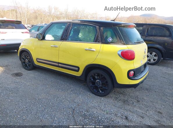 ZFBCFADH7GZ037430 2016 FIAT 500L Желтый Задняя левая четверть