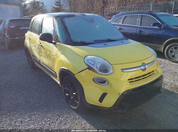ZFBCFADH7GZ037430 2016 FIAT 500L Желтый Вид спереди