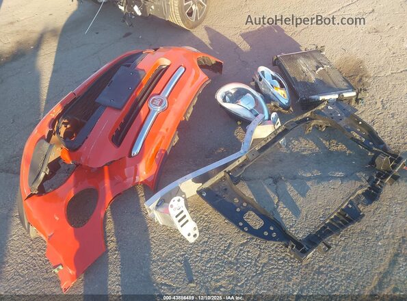 ZFBCFXAB1HP614839 2017 FIAT 500X Оранжевый Вид щитка приборов