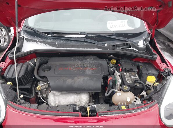 ZFBCFXAB3HP555230 2017 FIAT 500X Red Widok z tyłu