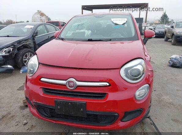 ZFBCFXABXHP606299 2017 FIAT 500X Red ხელსაწყოთა პანელის ხედი