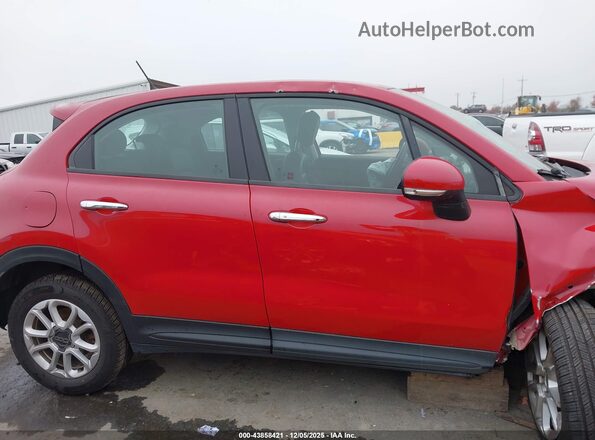 ZFBCFXABXHP606299 2017 FIAT 500X Red უკანა სალონის ხედი