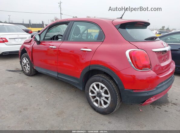 ZFBCFXABXHP606299 2017 FIAT 500X Red უკანა მარცხენა