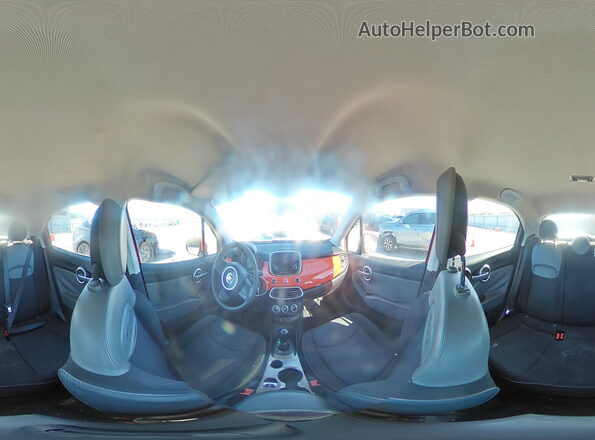 ZFBCFXAT9GP393269 2016 FIAT 500 Orange Widok naklejki z numerem VIN