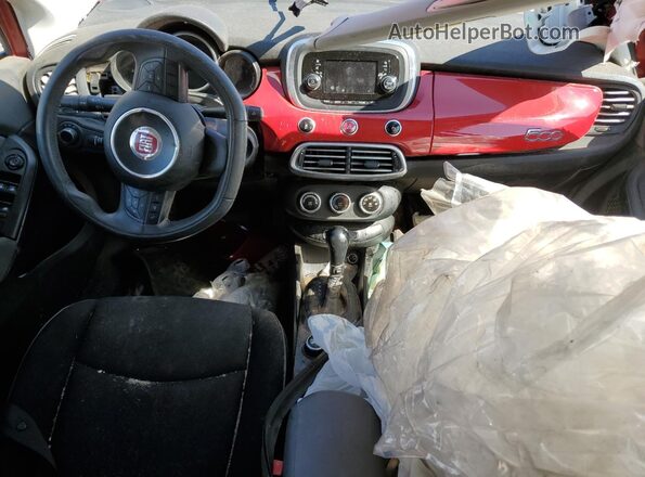ZFBCFXBT2GP342761 2016 FIAT 500X Темно-бордовый Вид панели приборов