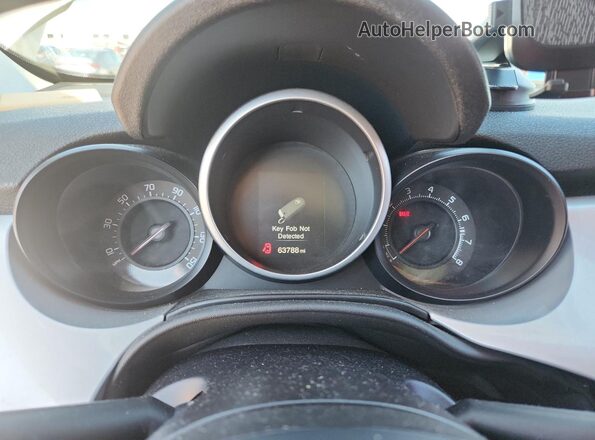ZFBCFXBT4GP510769 2016 FIAT 500 Silver Instrument cluster view